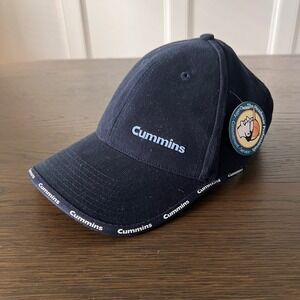 Cummins Men's Hat Baseball Cap Adjustable Strapback Navy Logo‎ NEW